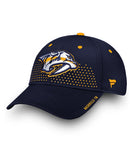 NASHVILLE PREDATORS FANATICS SENIOR 2018 NHL DRAFT HAT - Fanatics-Nashville-Predators-NHL-Draft-Hat-2018-Front