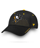 PITTSBURGH PENGUINS FANATICS SENIOR 2018 NHL DRAFT HAT - Fanatics-Pittsburgh-Penguins-NHL-Draft-Hat-2018-Front
