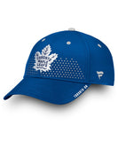 TORONTO MAPLE LEAFS FANATICS SENIOR 2018 NHL DRAFT HAT - Fanatics-Toronto-Maple-Leafs-NHL-Draft-Hat-2018-Front