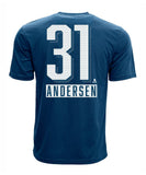 FREDERIK ANDERSEN TORONTO MAPLE LEAFS LEVELWEAR MEN'S  NAME & NUMBER T SHIRT - Frederik-Andersen-Toronto-Maple-Leafs-Levelwear-Mens-Icing-Name-and-Number-T-Shirt-Back-min