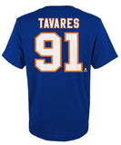 JOHN TAVARES NEW YORK ISLANDERS JUNIOR PLAYER T SHIRT - John-Tavares-New-York-Islanders-Player-T-Shirt-Back-min