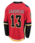 FANATICS CALGARY FLAMES JOHNNY GAUDREAU MENS BREAKAWAY JERSEY - Johnny-Gaudreau-Calgary-Flames-Fanatics-Mens-Breakaway-Jersey-Front