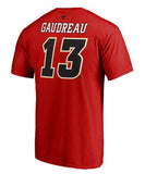 JOHNNY GAUDREAU CALGARY FLAMES FANATICS MEN'S NAME AND NUMBER T SHIRT - Johnny-Gaudreau-Calgary-Flames-Fanatics-Name-Number-Tee-Back
