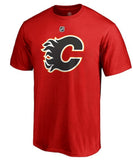 JOHNNY GAUDREAU CALGARY FLAMES FANATICS MEN'S NAME AND NUMBER T SHIRT - Johnny-Gaudreau-Calgary-Flames-Fanatics-Name-Number-Tee-Front