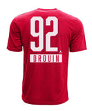 JONATHAN DROUIN MONTREAL CANADIENS LEVELWEAR MEN'S  NAME & NUMBER T SHIRT - Jonathan-Drouin-Montreal-Canadiens-Levelwear-Mens-Icing-Name-and-Number-T-Shirt-Back-min