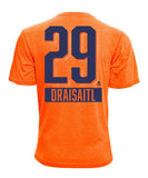 LEON DRAISAITL EDMONTON OILERS LEVELWEAR MEN'S  NAME & NUMBER T SHIRT - Leon-Draisaitl-Edmonton-Oilers-Levelwear-Mens-Icing-Name-and-Number-T-Shirt-Back-min