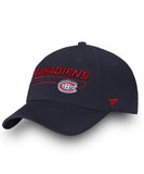MONTREAL CANADIENS FANATICS MEN'S RINKSIDE FUNDAMENTAL ADJUSTABLE HAT - MONTREAL-CANADIENS-FANATICS-MEN_S-RINKSIDE-FUNDAMENTAL-ADJUSTABLE-HAT-FRONT