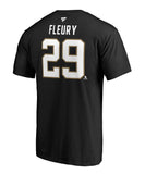 MARC-ANDRE FLEURY VEGAS GOLDEN KNIGHTS FANATICS MEN'S NAME AND NUMBER T SHIRT - Marc-Andre-Fleury-Vegas-Golden-Knights-Name-Number-Shirt-Back