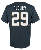 MARC ANDRE FLEURY VEGAS GOLDEN KNIGHTS JUNIOR PLAYER T SHIRT - Marc-Andre-Fleury-Vegas-Golden-Knights-Player-T-Shirt-Back-min