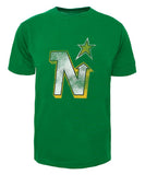 OLD TIME HOCKEY MIKE MODANO MINNESOTA NORTH STARS ALUMNI T SHIRT - Mike-Modano-Minnesota-North-Stars-47-Brand-Alumni-T-Shirt-Front