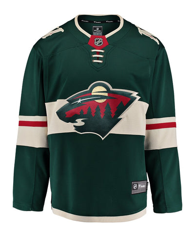 FANATICS MINNESOTA WILD MENS HOME BREAKAWAY JERSEY - Minnesota-Wild-Fanatics-Home-Jersey-Front