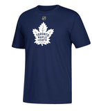 MITCH MARNER TORONTO MAPLE LEAFS ADIDAS MEN'S AUTHENTIC JERSEY T SHIRT - Mitch-Marner-Toronto-Maple-Leafs-Adidas-Silver-Jersey-Tee-Front