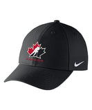 NIKE TEAM CANADA DRI-FIT WOOL SR ADJUSTABLE CAP - BLACK - NIKE-TEAM-CANADA-DRI-FIT-WOOL-SR-ADJUSTABLE-CAP---BLACK-FRONT