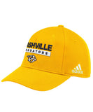NASHVILLE PREDATORS ADIDAS OFFICIAL 2018 NHL PLAYOFFS CAP - Nashville-Predators-Playoff-Hat-Front