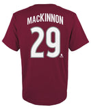 NATE MACKINNON COLORADO AVALANCHE JUNIOR PLAYER T SHIRT - Nate-Mackinnon-Colorado-Avalanche-Player-T-Shirt-Back-min