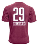 NATHAN MACKINNON COLORADO AVALANCHE LEVELWEAR MEN'S  NAME & NUMBER T SHIRT - Nathan-Mackinnon-Colorado-Avalanche-Mens-Icing-Name-And-Number-T-Shirt-Back
