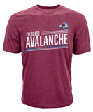 NATHAN MACKINNON COLORADO AVALANCHE LEVELWEAR MEN'S  NAME & NUMBER T SHIRT - Nathan-Mackinnon-Colorado-Avalanche-Mens-Icing-Name-And-Number-T-Shirt-Front