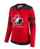 NIKE TEAM CANADA WOMEN'S RED JERSEY - Nike-Team-Canada-Womens-Jersey-Red-Front