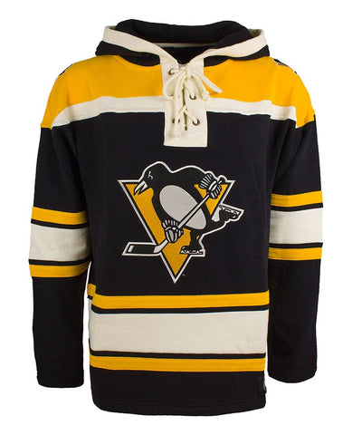 OLD TIME HOCKEY PITTSBURGH PENGUINS SR LACER HOCKEY HOODIE - Old-Time-Hockey-Pittsburgh-Penguins-Hockey-Lacer-Hoodie