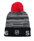 OTTAWA SENATORS ADIDAS CUFFED POM KNIT BEANIE - Ottawa-Senators-Adidas-Cuffed-Pom-Knit-Beanie-Back