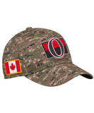 OTTAWA SENATORS ADIDAS MEN'S STRUCTURED FLEX CAMO HAT - Ottawa-Senators-Adidas-Mens-Structured-Flex-Camo-Hat-Front-min