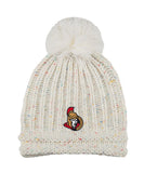 OTTAWA SENATORS ADIDAS WOMEN'S POM BEANIE - Ottawa-Senators-Adidas-Womens-Beanie-With-Pom-Back