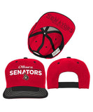 OTTAWA SENATORS RETRO FLATBRIM JR SNAPBACK HAT - Ottawa-Senators-Retro-Flatbrim-Snapback-Hat-All-min