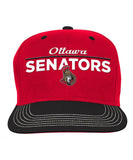OTTAWA SENATORS RETRO FLATBRIM JR SNAPBACK HAT - Ottawa-Senators-Retro-Flatbrim-Snapback-Hat-Front-min