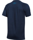 UNDER ARMOUR JR TECH BIG LOGO SS T NAVY - PS1228803-424_168715-1