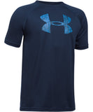 UNDER ARMOUR JR TECH BIG LOGO SS T NAVY - PS1228803-424_168715-2