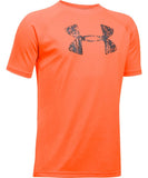 UNDER ARMOUR JR TECH BIG LOGO SS T ORANGE - PS1228803-890_168719-2