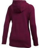 UNDER ARMOUR SR WINTERSWEET FZ HOODY BLACK CURRANT - PS1240071-923_169326-1