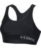 UNDER ARMOUR SR WOMENS  MID SOLID SPORTS BRA BLACK - PS1273504-001_169339-2
