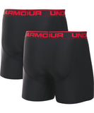 UNDER ARMOUR SR O SERIES 6'' BOXERJOCK 2 PK BLACK - PS1282508-001_168511-1