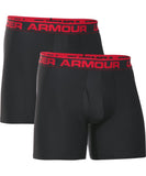 UNDER ARMOUR SR O SERIES 6'' BOXERJOCK 2 PK BLACK - PS1282508-001_168511-2