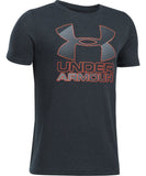 UNDER ARMOUR JR BIG LOGO HYBRID 2.0 SS T GRAPHITE - PS1290097-016_F-min