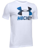 UNDER ARMOUR JR HOCKEY WORDMARK SS T 2.0 WHITE - PS1298316-100_168755-2