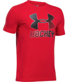 UNDER ARMOUR JR HOCKEY WORDMARK SS T 2.0 RED - PS1298316-600_168759-2