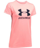 UNDER ARMOUR SR SPORTSTYLE CREW SS T-SHIRT PINK - PS1298611-981_168949-2