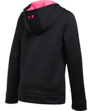 UNDER ARMOUR JR ARMOUR FLEECE F BIG LOGO HOODY BLACK/PINK - PS1298860-001_169075-1
