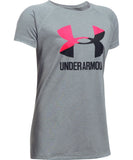 UNDER ARMOUR JR  SOLID BIG LOGO SS T GREY - PS1299322-041_168771-2