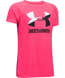 UNDER ARMOUR SOLID BIG LOGO SS T-SHIRT PINK - PS1299322-975_169546-2