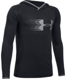 UNDER ARMOUR JR THREADBORNE HOODY BLACK - PS1299369-001_169027-2