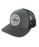 PACIFIC RINK MEN'S LA ROYAL RETRO TRUCKER HAT - Pacific-Rink-Mens-LA-Royal-Trucker-Charcoal-Hat-Front