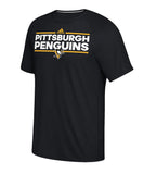 PITTSBURGH PENGUINS ADIDAS MEN'S DASSLER T SHIRT - Pittsburgh-Penguins-Adidas-Mens-Dassler-T-Shirt-Front
