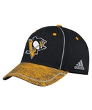 PITTSBURGH PENGUINS ADIDAS MEN'S 2018 NHL STRUCTURED DRAFT HAT - Pittsburgh-Penguins-Adidas-Mens-Structured-Draft-Cap-Front