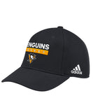 PITTSBURGH PENGUINS ADIDAS OFFICIAL 2018 NHL PLAYOFFS CAP - Pittsburgh-Penguins-Playoff-Hat-Front
