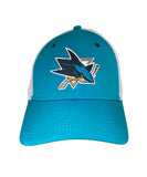 FANATICS SAN JOSE SHARKS MEN'S PRIMARY LOGO HAT - San-Jose-Sharks-Fanatics-Primary-Logo-Cap-Front
