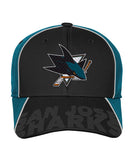 SAN JOSE SHARKS KID'S SECOND SEASON DRAFT CAP - San-Jose-Sharks-Kids-Second-Season-Draft-Cap-Front