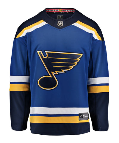 FANATICS ST. LOUIS BLUES MENS HOME BREAKAWAY JERSEY - St-Louis-Blues-Fanatics-Home-Jersey-Front